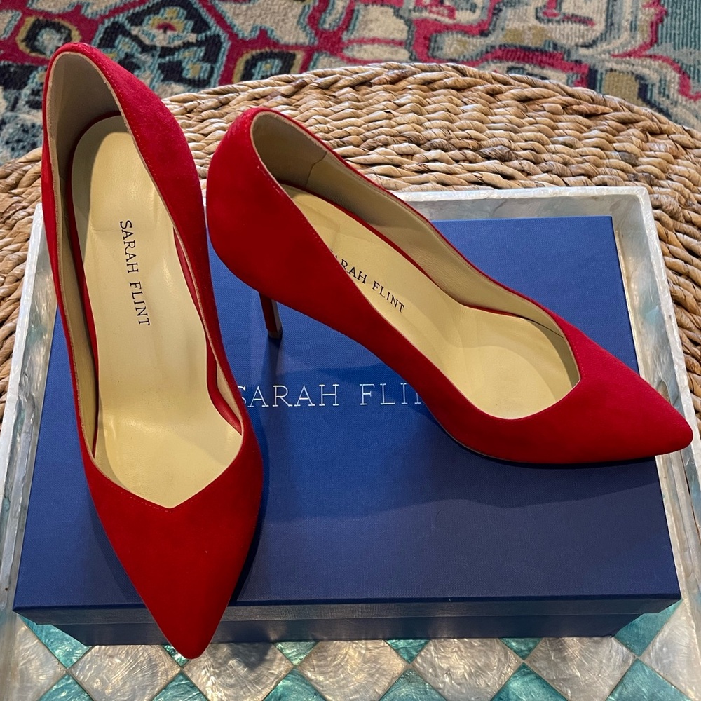 Absolutely gorgeous Red Sarah Flint Perfect Pump 85 Size 7